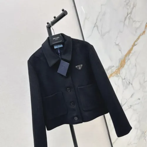 Cheap Prada Jackets Long Sleeved For Women #1391128 Replica Wholesale [$140.00 USD] [ITEM#1391128] on Replica Prada Jackets