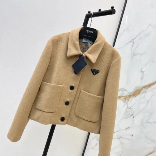 Cheap Prada Jackets Long Sleeved For Women #1391129 Replica Wholesale [$140.00 USD] [ITEM#1391129] on Replica Prada Jackets