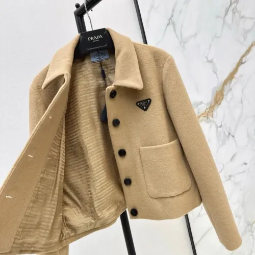 Cheap Prada Jackets Long Sleeved For Women #1391129 Replica Wholesale [$140.00 USD] [ITEM#1391129] on Replica Prada Jackets