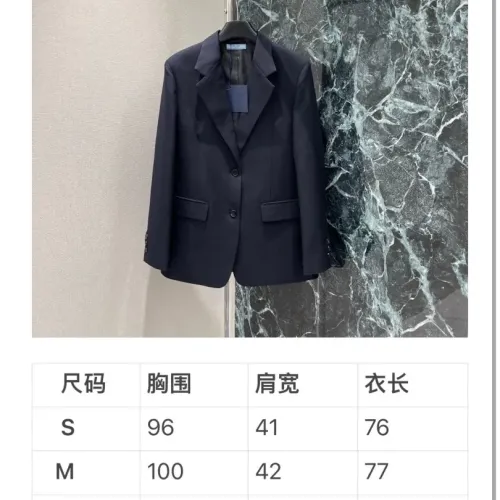 Cheap Prada Jackets Long Sleeved For Women #1391134 Replica Wholesale [$162.00 USD] [ITEM#1391134] on Replica Prada Jackets