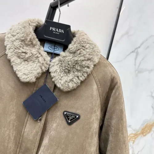 Cheap Prada Jackets Long Sleeved For Women #1391136 Replica Wholesale [$162.00 USD] [ITEM#1391136] on Replica Prada Jackets