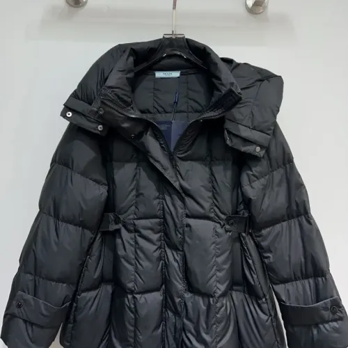 Prada Down Feather Coat Long Sleeved For Women #1391144
