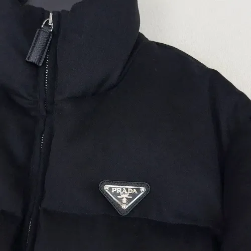 Cheap Prada Down Feather Coat Long Sleeved For Women #1391148 Replica Wholesale [$245.00 USD] [ITEM#1391148] on Replica Prada Down Feather Coat