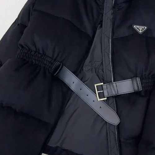 Cheap Prada Down Feather Coat Long Sleeved For Women #1391148 Replica Wholesale [$245.00 USD] [ITEM#1391148] on Replica Prada Down Feather Coat