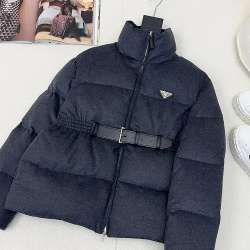 Prada Down Feather Coat Long Sleeved For Women #1391149