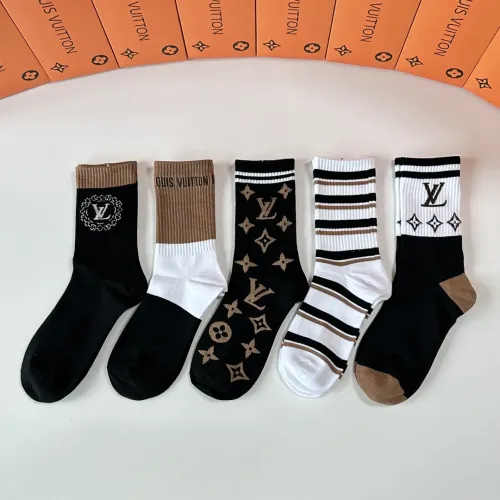 Cheap Louis Vuitton LV Socks #1391151 Replica Wholesale [$29.00 USD] [ITEM#1391151] on Replica Louis Vuitton LV Socks