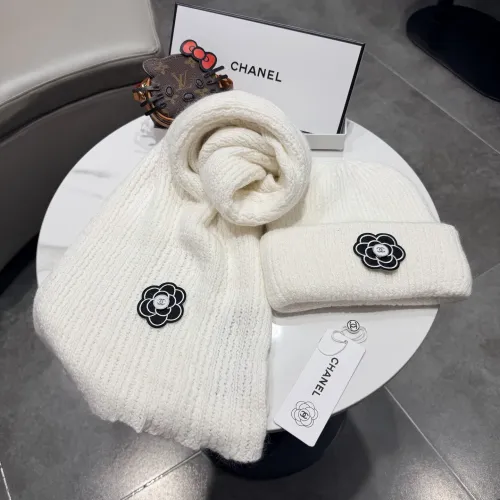 Cheap Chanel Hat and Scarf Set #1391451 Replica Wholesale [$64.00 USD] [ITEM#1391451] on Replica Chanel Hat and Scarf and Glove Set