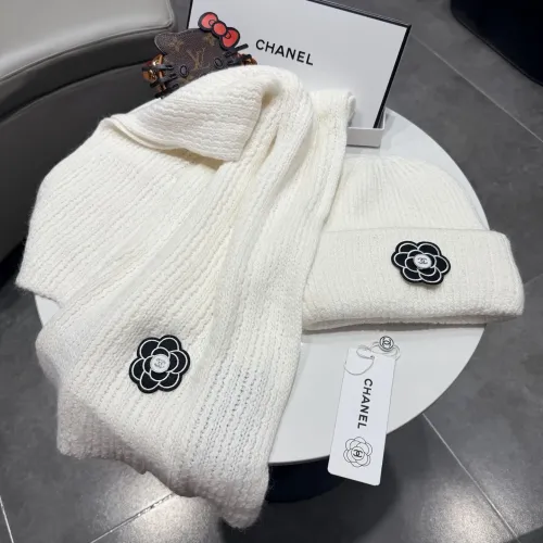 Cheap Chanel Hat and Scarf Set #1391451 Replica Wholesale [$64.00 USD] [ITEM#1391451] on Replica Chanel Hat and Scarf and Glove Set