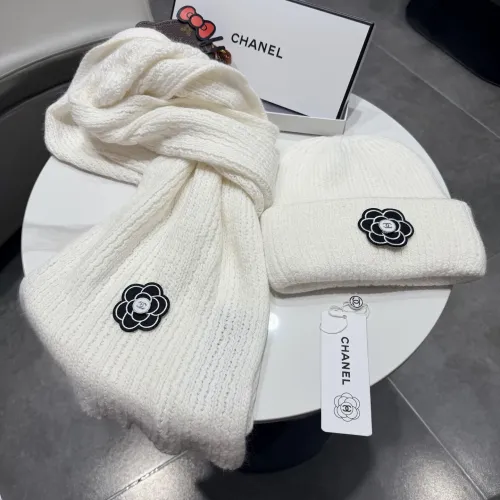 Cheap Chanel Hat and Scarf Set #1391451 Replica Wholesale [$64.00 USD] [ITEM#1391451] on Replica Chanel Hat and Scarf and Glove Set
