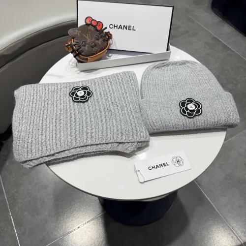 Cheap Chanel Hat and Scarf Set #1391452 Replica Wholesale [$64.00 USD] [ITEM#1391452] on Replica Chanel Hat and Scarf and Glove Set