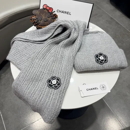 Cheap Chanel Hat and Scarf Set #1391452 Replica Wholesale [$64.00 USD] [ITEM#1391452] on Replica Chanel Hat and Scarf and Glove Set