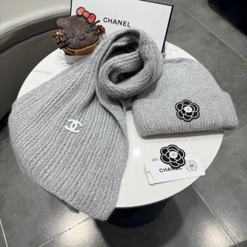 Cheap Chanel Hat and Scarf Set #1391452 Replica Wholesale [$64.00 USD] [ITEM#1391452] on Replica Chanel Hat and Scarf and Glove Set