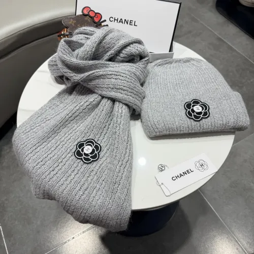 Cheap Chanel Hat and Scarf Set #1391452 Replica Wholesale [$64.00 USD] [ITEM#1391452] on Replica Chanel Hat and Scarf and Glove Set