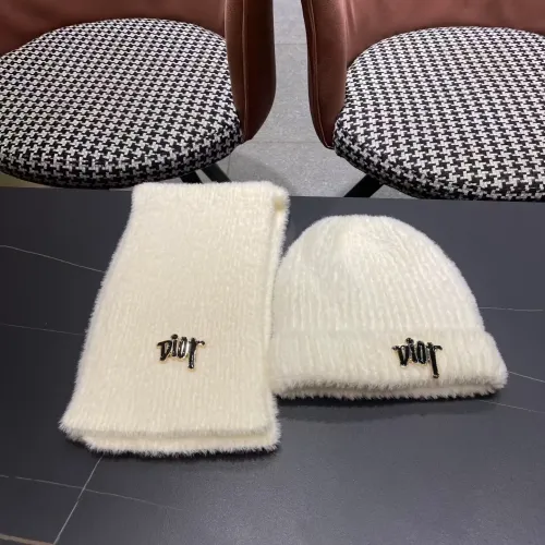 Cheap Christian Dior Hat and Scarf Set #1391458 Replica Wholesale [$52.00 USD] [ITEM#1391458] on Replica Christian Dior Hat and Scarf and Glove Set