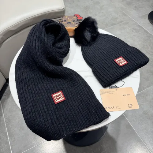 Cheap MIU MIU Hat and Scarf Set #1391479 Replica Wholesale [$64.00 USD] [ITEM#1391479] on Replica MIU MIU Hat and Scarf and Glove Set