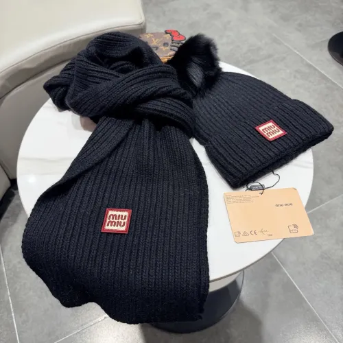 Cheap MIU MIU Hat and Scarf Set #1391479 Replica Wholesale [$64.00 USD] [ITEM#1391479] on Replica MIU MIU Hat and Scarf and Glove Set