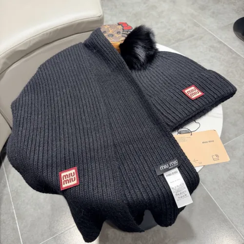Cheap MIU MIU Hat and Scarf Set #1391479 Replica Wholesale [$64.00 USD] [ITEM#1391479] on Replica MIU MIU Hat and Scarf and Glove Set