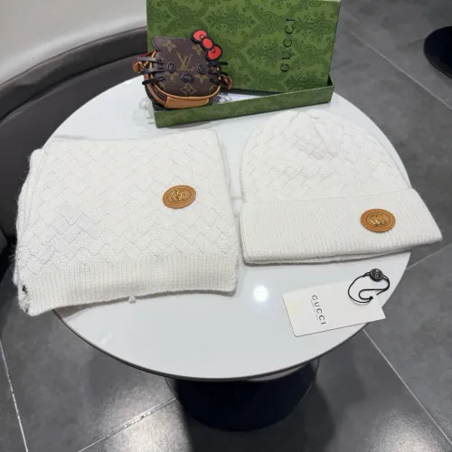 Cheap Gucci Hat and Scarf Set #1391499 Replica Wholesale [$64.00 USD] [ITEM#1391499] on Replica Gucci Hat and Scarf and Glove Set