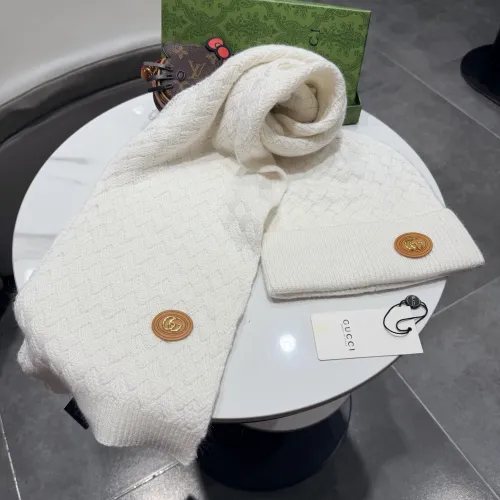 Cheap Gucci Hat and Scarf Set #1391499 Replica Wholesale [$64.00 USD] [ITEM#1391499] on Replica Gucci Hat and Scarf and Glove Set