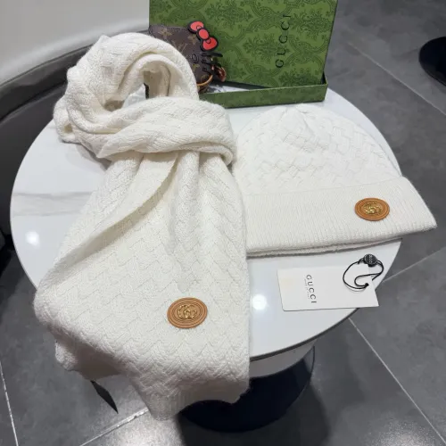 Cheap Gucci Hat and Scarf Set #1391499 Replica Wholesale [$64.00 USD] [ITEM#1391499] on Replica Gucci Hat and Scarf and Glove Set