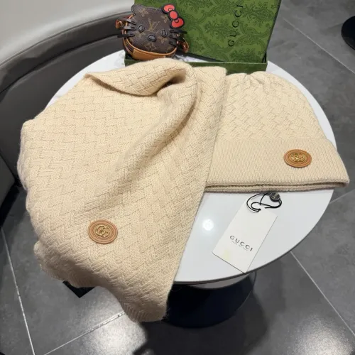 Cheap Gucci Hat and Scarf Set #1391500 Replica Wholesale [$64.00 USD] [ITEM#1391500] on Replica Gucci Hat and Scarf and Glove Set