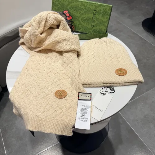 Cheap Gucci Hat and Scarf Set #1391500 Replica Wholesale [$64.00 USD] [ITEM#1391500] on Replica Gucci Hat and Scarf and Glove Set