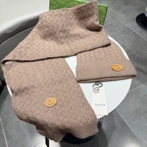 Cheap Gucci Hat and Scarf Set #1391501 Replica Wholesale [$64.00 USD] [ITEM#1391501] on Replica Gucci Hat and Scarf and Glove Set