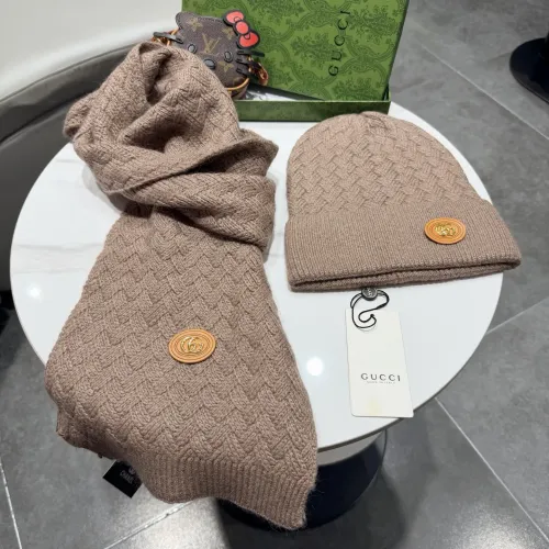 Cheap Gucci Hat and Scarf Set #1391501 Replica Wholesale [$64.00 USD] [ITEM#1391501] on Replica Gucci Hat and Scarf and Glove Set