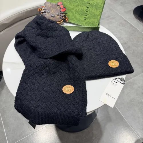 Cheap Gucci Hat and Scarf Set #1391502 Replica Wholesale [$64.00 USD] [ITEM#1391502] on Replica Gucci Hat and Scarf and Glove Set