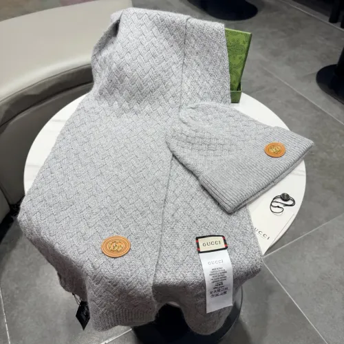 Cheap Gucci Hat and Scarf Set #1391503 Replica Wholesale [$64.00 USD] [ITEM#1391503] on Replica Gucci Hat and Scarf and Glove Set