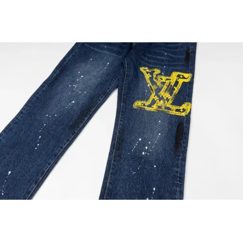 Cheap Louis Vuitton LV Jeans For Unisex #1391528 Replica Wholesale [$80.00 USD] [ITEM#1391528] on Replica Louis Vuitton LV Jeans
