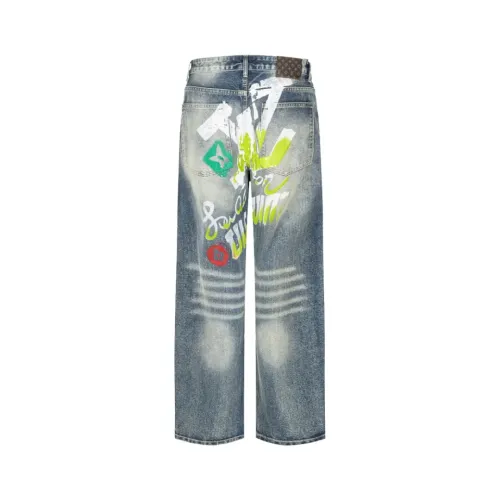 Cheap Louis Vuitton LV Jeans For Unisex #1391531 Replica Wholesale [$80.00 USD] [ITEM#1391531] on Replica Louis Vuitton LV Jeans