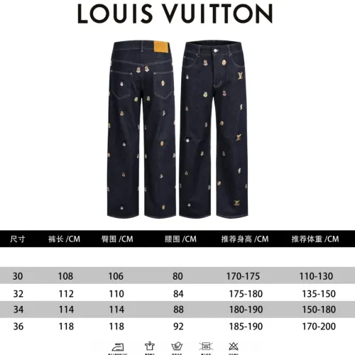 Cheap Louis Vuitton LV Jeans For Unisex #1391565 Replica Wholesale [$85.00 USD] [ITEM#1391565] on Replica Louis Vuitton LV Jeans