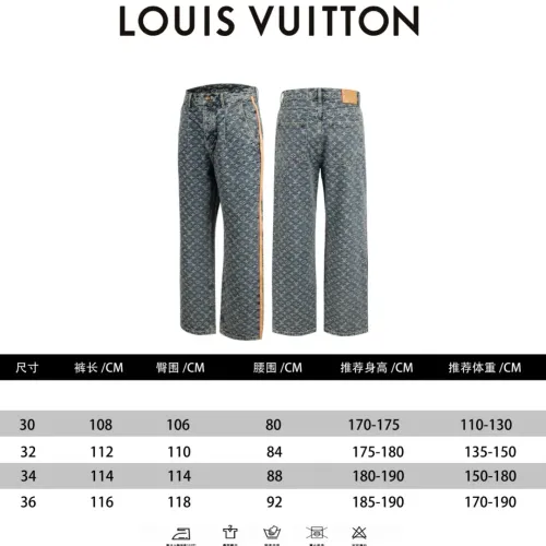 Cheap Louis Vuitton LV Jeans For Unisex #1391572 Replica Wholesale [$92.00 USD] [ITEM#1391572] on Replica Louis Vuitton LV Jeans