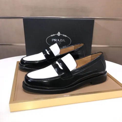 Cheap Prada Leather Shoes For Men #1391578 Replica Wholesale [$92.00 USD] [ITEM#1391578] on Replica Prada Leather Shoes