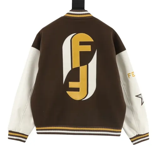 Cheap Fendi Jackets Long Sleeved For Unisex #1391597 Replica Wholesale [$112.00 USD] [ITEM#1391597] on Replica Fendi Jackets
