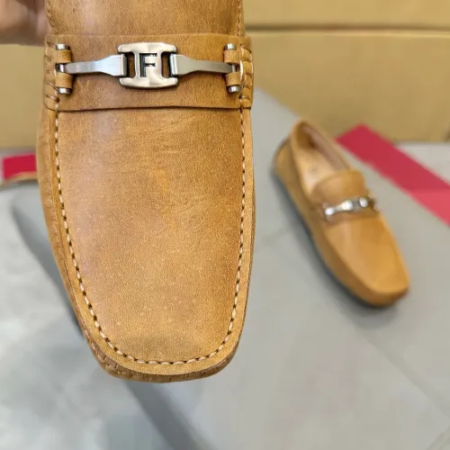Cheap Salvatore Ferragamo Leather Shoes For Men #1391720 Replica Wholesale [$96.00 USD] [ITEM#1391720] on Replica Salvatore Ferragamo Leather Shoes