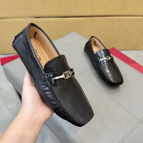 Cheap Salvatore Ferragamo Leather Shoes For Men #1391721 Replica Wholesale [$96.00 USD] [ITEM#1391721] on Replica Salvatore Ferragamo Leather Shoes