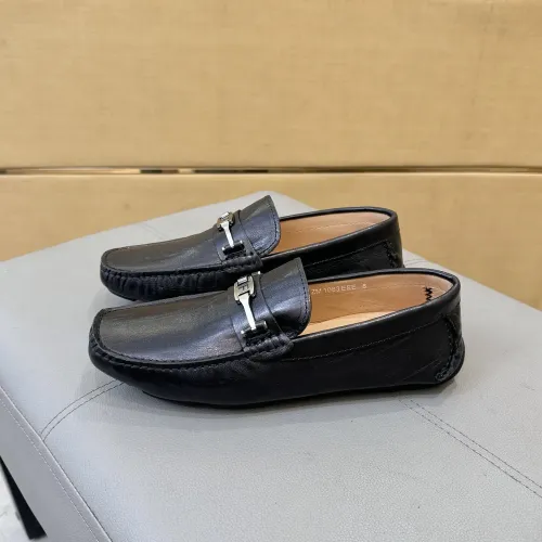 Cheap Salvatore Ferragamo Leather Shoes For Men #1391721 Replica Wholesale [$96.00 USD] [ITEM#1391721] on Replica Salvatore Ferragamo Leather Shoes