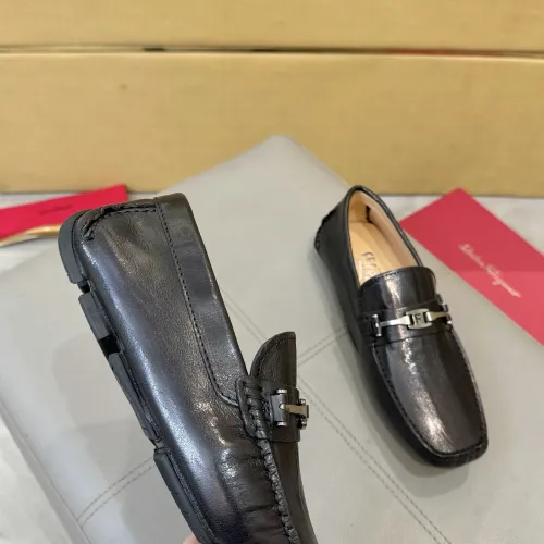 Cheap Salvatore Ferragamo Leather Shoes For Men #1391721 Replica Wholesale [$96.00 USD] [ITEM#1391721] on Replica Salvatore Ferragamo Leather Shoes