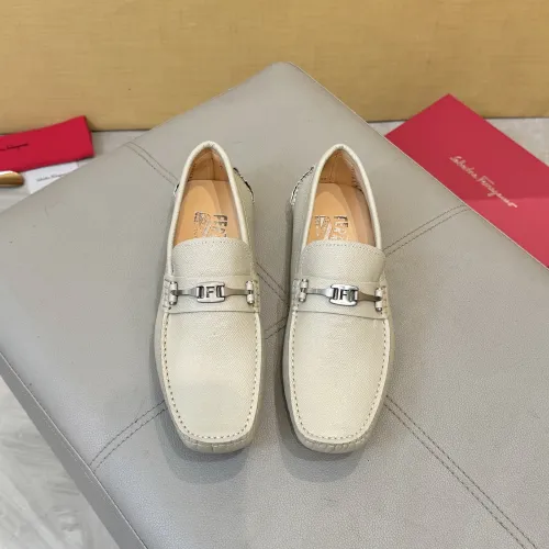 Cheap Salvatore Ferragamo Leather Shoes For Men #1391724 Replica Wholesale [$96.00 USD] [ITEM#1391724] on Replica Salvatore Ferragamo Leather Shoes