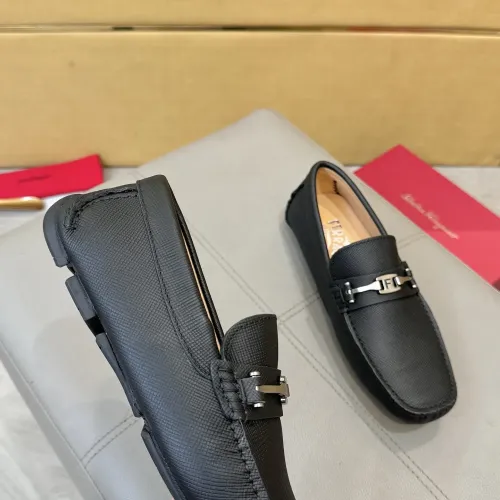 Cheap Salvatore Ferragamo Leather Shoes For Men #1391725 Replica Wholesale [$96.00 USD] [ITEM#1391725] on Replica Salvatore Ferragamo Leather Shoes