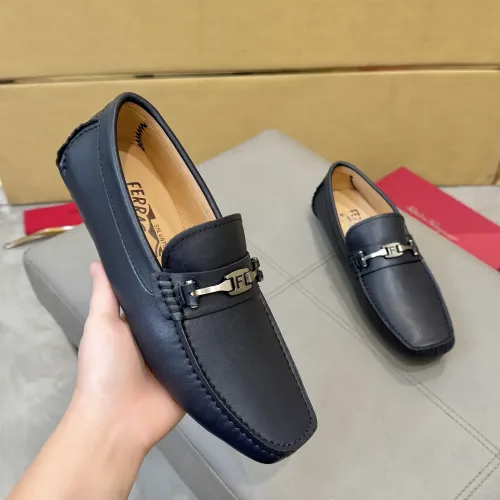 Cheap Salvatore Ferragamo Leather Shoes For Men #1391727 Replica Wholesale [$96.00 USD] [ITEM#1391727] on Replica Salvatore Ferragamo Leather Shoes