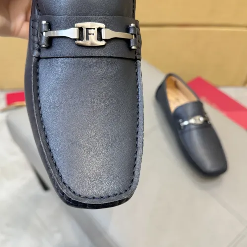 Cheap Salvatore Ferragamo Leather Shoes For Men #1391727 Replica Wholesale [$96.00 USD] [ITEM#1391727] on Replica Salvatore Ferragamo Leather Shoes
