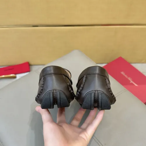 Cheap Salvatore Ferragamo Leather Shoes For Men #1391729 Replica Wholesale [$96.00 USD] [ITEM#1391729] on Replica Salvatore Ferragamo Leather Shoes