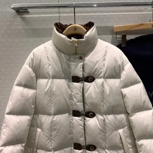 Cheap Louis Vuitton LV Down Feather Coat Long Sleeved For Women #1391735 Replica Wholesale [$246.28 USD] [ITEM#1391735] on Replica Louis Vuitton LV Down Feather Coat