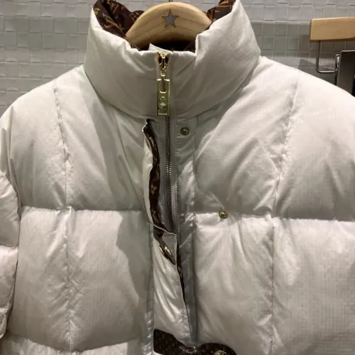 Cheap Louis Vuitton LV Down Feather Coat Long Sleeved For Women #1391735 Replica Wholesale [$246.28 USD] [ITEM#1391735] on Replica Louis Vuitton LV Down Feather Coat