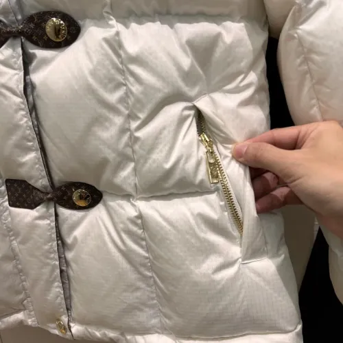 Cheap Louis Vuitton LV Down Feather Coat Long Sleeved For Women #1391735 Replica Wholesale [$246.28 USD] [ITEM#1391735] on Replica Louis Vuitton LV Down Feather Coat