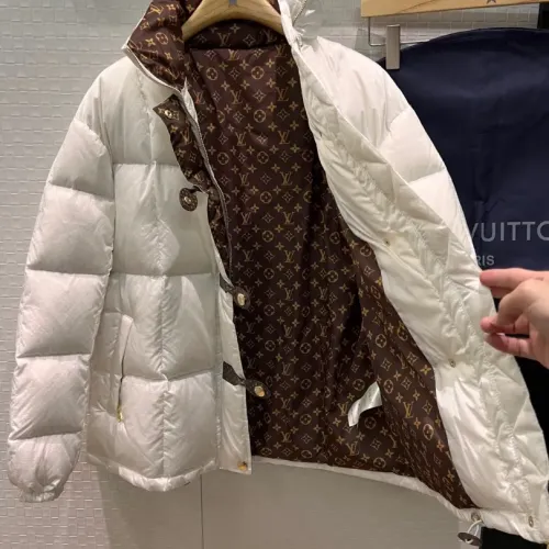 Cheap Louis Vuitton LV Down Feather Coat Long Sleeved For Women #1391735 Replica Wholesale [$246.28 USD] [ITEM#1391735] on Replica Louis Vuitton LV Down Feather Coat