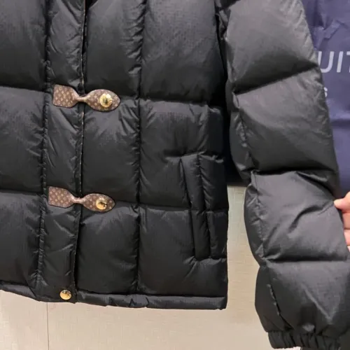 Cheap Louis Vuitton LV Down Feather Coat Long Sleeved For Women #1391736 Replica Wholesale [$246.28 USD] [ITEM#1391736] on Replica Louis Vuitton LV Down Feather Coat